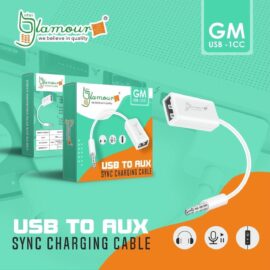 USB to AUX SYNC Charging Cable GM USB-1CC